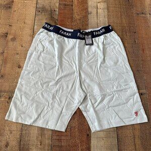 Farah blue sheridan lounge shorts men's medium